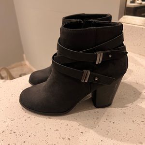 Black booties size 7